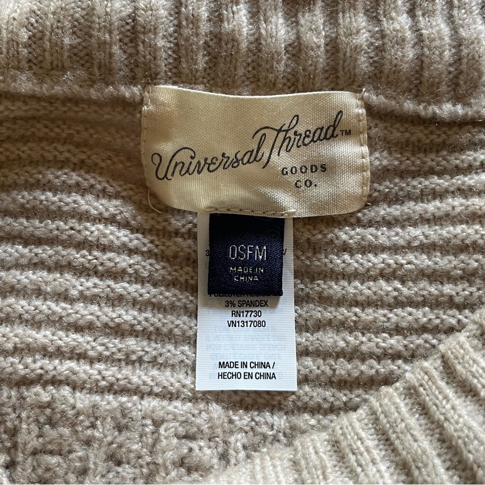 Universal Thread Beige Knit Pullover - image 4